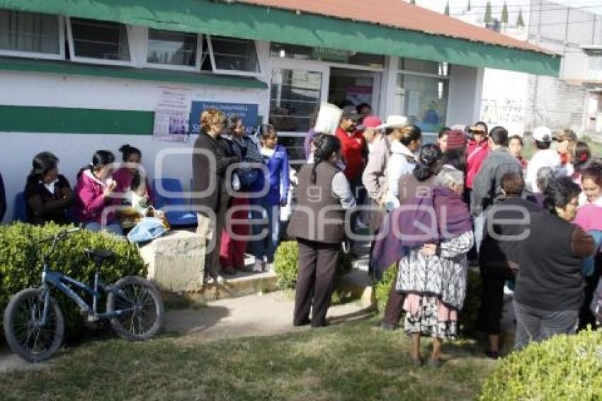 MANIFESTACIÓN EN CENTRO DE SALUD