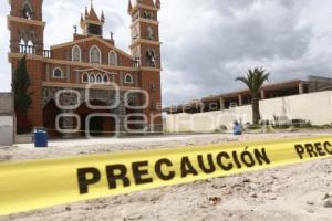 DEMOLICIÓN CAPILLA EL SANTO CRISTO . TLAXCALA