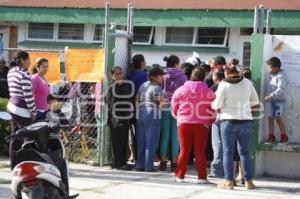 MANIFESTACIÓN EN CENTRO DE SALUD