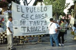 ATLIXCO . MANIFESTACIÓN SOAPAMA