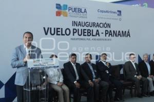 INAUGURACIÓN VUELO PUEBLA - PANAMÁ