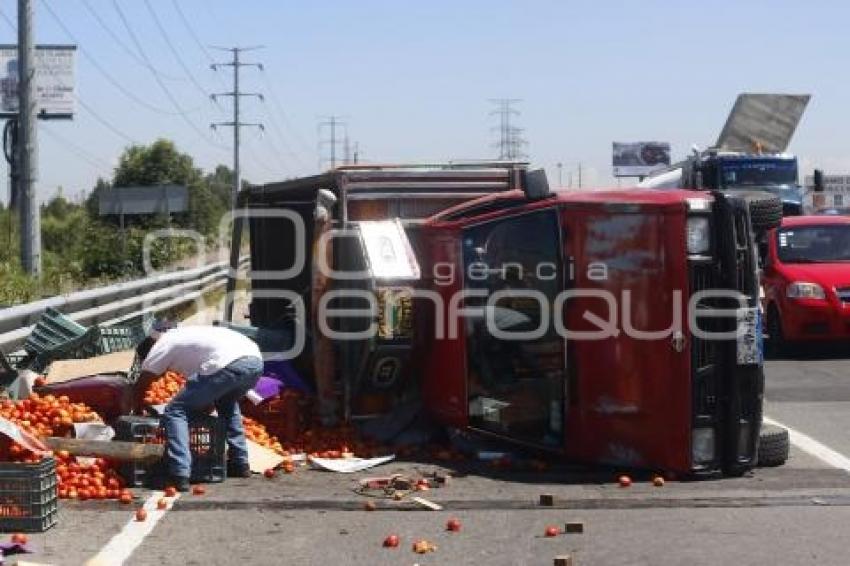 VOLCADURA CAMIONETA . PERIFERICO