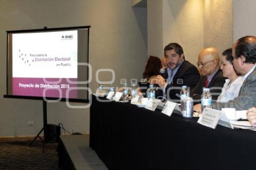 FORO REDISTRITACIÓN . INE