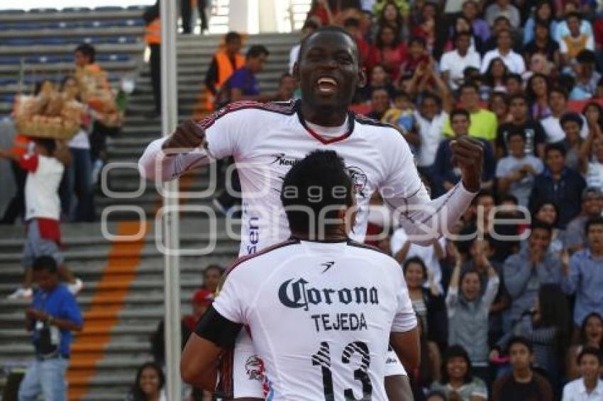 FÚTBOL . LOBOS BUAP VS ZACATEPEC