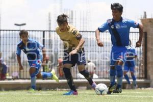 FÚTBOL . PUEBLA FC VS PUMAS SUB 15