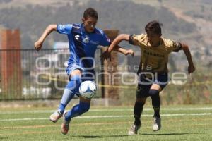 FÚTBOL . PUEBLA FC VS PUMAS SUB 15