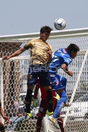 FÚTBOL . PUEBLA FC VS PUMAS SUB 15