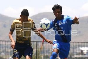 FÚTBOL . PUEBLA FC VS PUMAS SUB 15