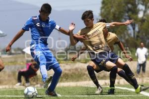 FÚTBOL . PUEBLA FC VS PUMAS SUB 15