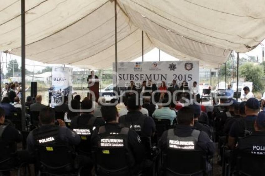 SAN MARTÍN TEXMELUCAN . APOYOS POLICÍA