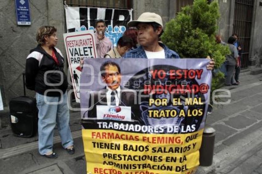 MANIFESTACIÓN JUBILADOS BUAP