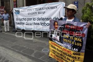 MANIFESTACIÓN JUBILADOS BUAP