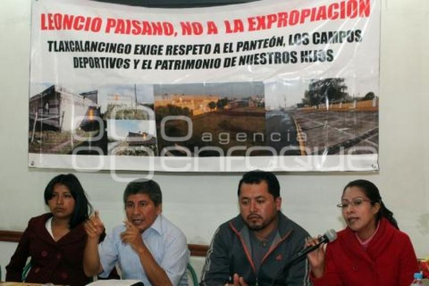 DENUNCIAN EXPROPIACIÓN EN TLAXCALANCINGO