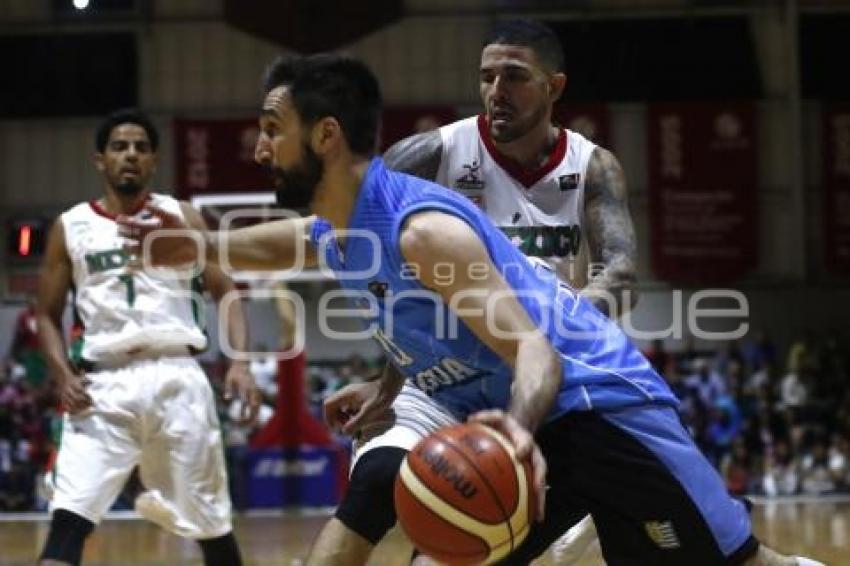 BASQUETBOL . MÉXICO VS URUGUAY