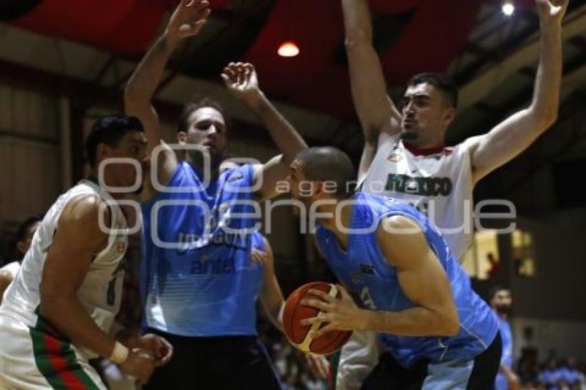 BASQUETBOL . MÉXICO VS URUGUAY