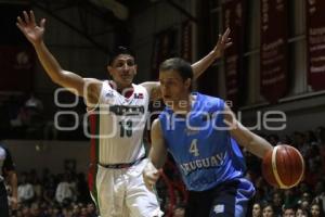 BASQUETBOL . MÉXICO VS URUGUAY