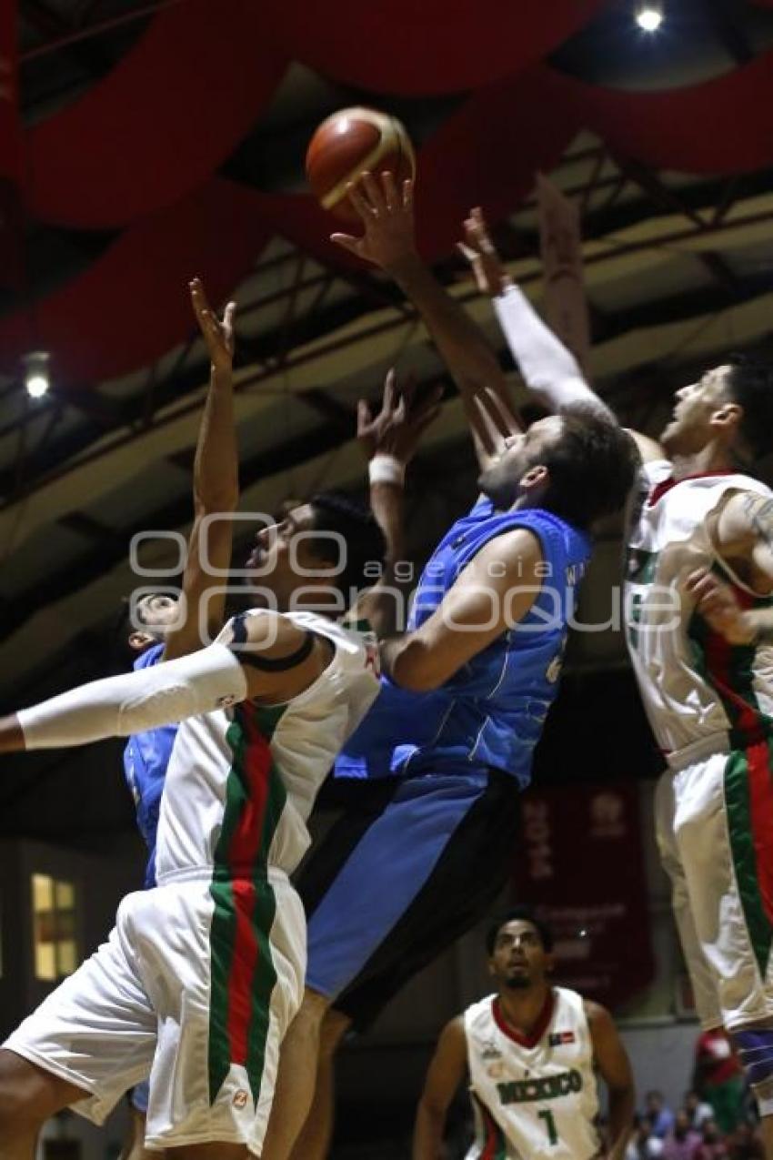 BASQUETBOL . MÉXICO VS URUGUAY