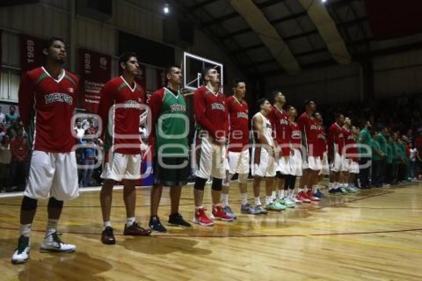 BASQUETBOL . MÉXICO VS URUGUAY