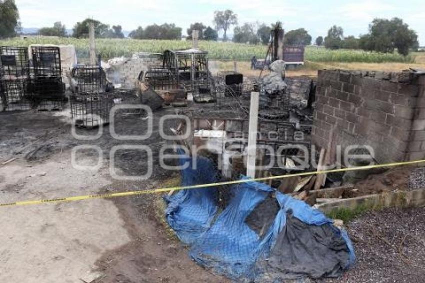 INCENDIO DE BODEGA CLANDESTINA