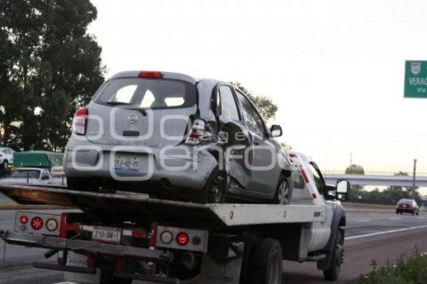 ACCIDENTE AUTOPISTA MÉXICO - PUEBLA