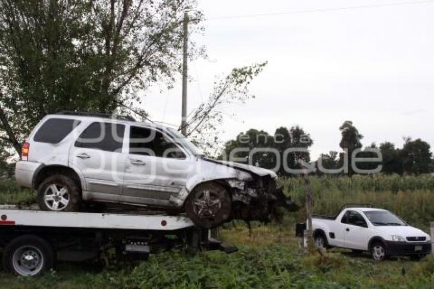 ACCIDENTE AUTOPISTA MÉXICO - PUEBLA