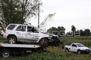 ACCIDENTE AUTOPISTA MÉXICO - PUEBLA