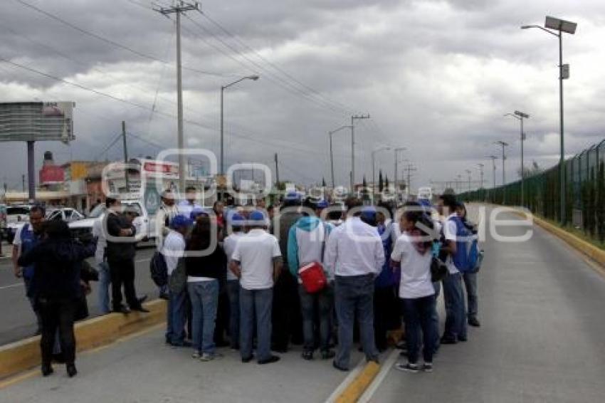 MANIFESTACIÓN EX TRABAJADORES RUTA