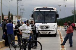 MANIFESTACIÓN EX TRABAJADORES RUTA