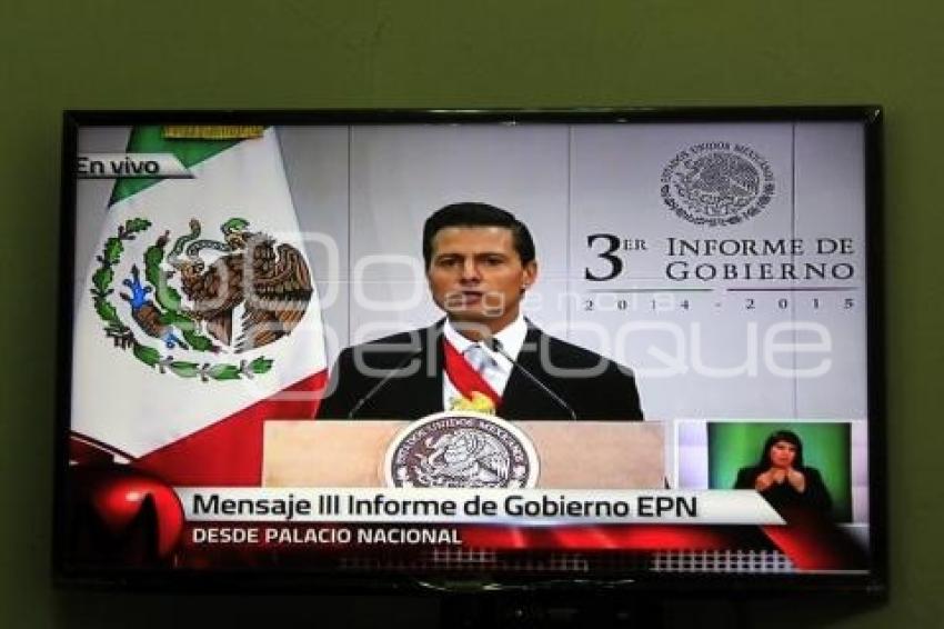 TERCER INFORME ENRIQUE PEÑA NIETO