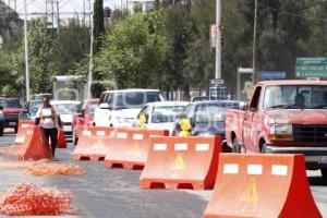 PAVIMENTACIÓN BULEVAR ATLIXCO . TRÁFICO