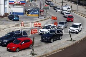 PAVIMENTACIÓN BULEVAR ATLIXCO . TRÁFICO