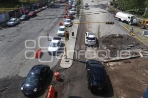 PAVIMENTACIÓN BULEVAR ATLIXCO . TRÁFICO