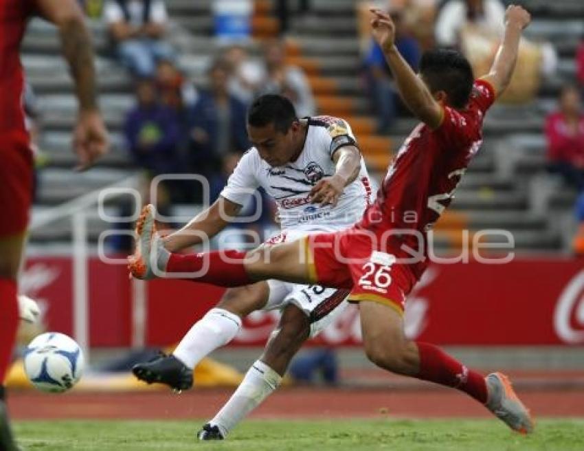 FÚTBOL . LOBOS BUAP VS CORAS