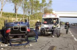 ACCIDENTE AUTOPISTA MÉXICO-PUEBLA