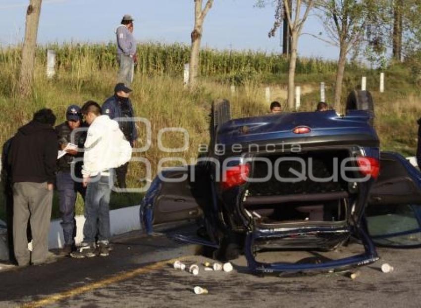 ACCIDENTE AUTOPISTA MÉXICO-PUEBLA