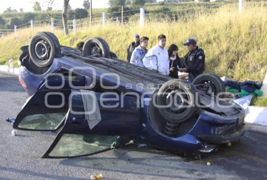 ACCIDENTE AUTOPISTA MÉXICO-PUEBLA