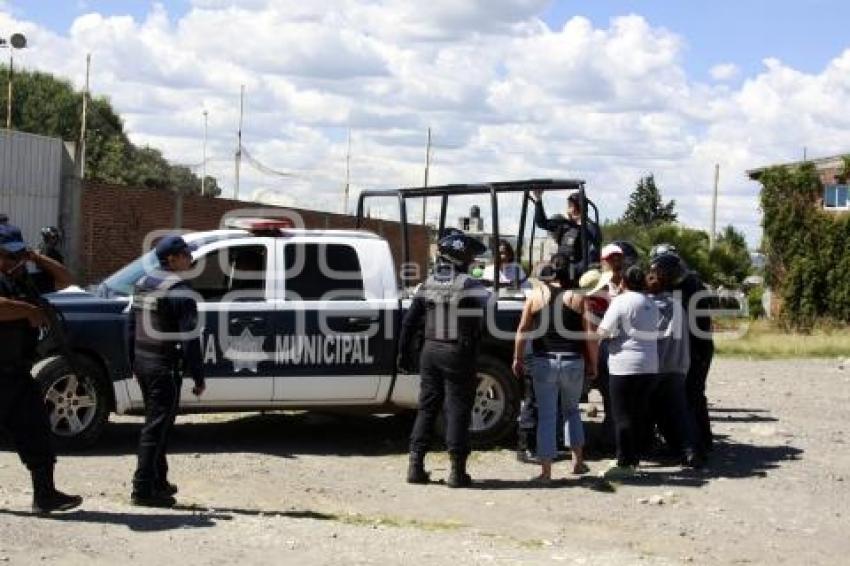 SAN MARTÍN TEXMELUCAN . DETENCIÓN ASALTANTE