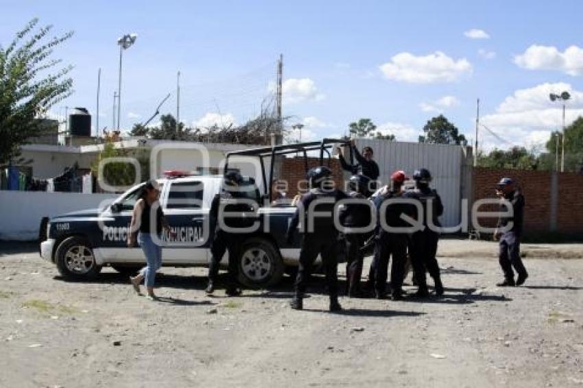 SAN MARTÍN TEXMELUCAN . DETENCIÓN ASALTANTE