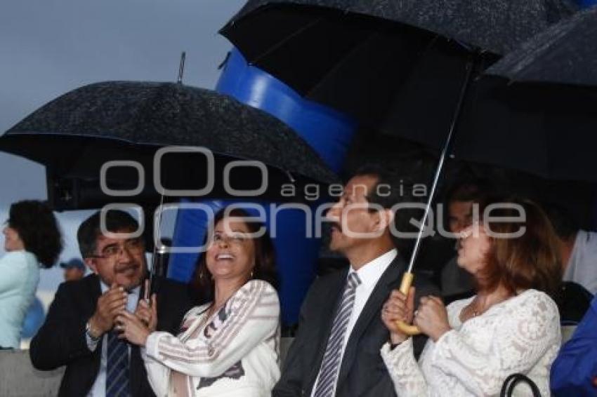 BUAP . INAUGURACIÓN CONCHA FLOTANTE