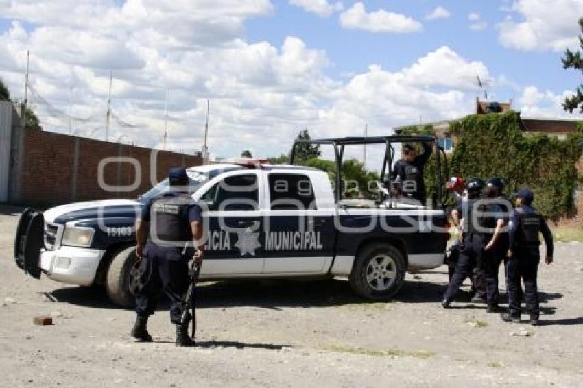 SAN MARTÍN TEXMELUCAN . DETENCIÓN ASALTANTE