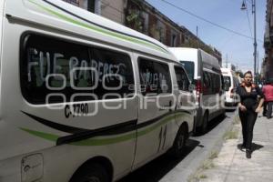 MANIFESTACIÓN TRANSPORTISTAS ANTORCHA CAMPESINA