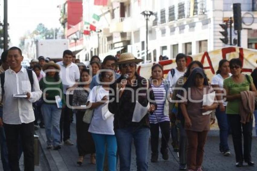 MANIFESTACIÓN MAESTROS CNTE