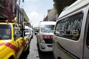 MANIFESTACIÓN TRANSPORTISTAS ANTORCHA CAMPESINA