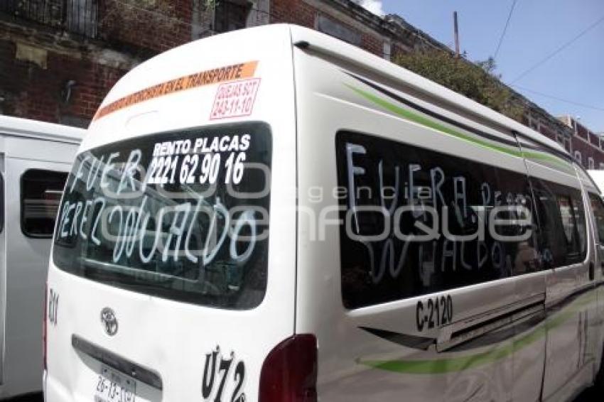 MANIFESTACIÓN TRANSPORTISTAS ANTORCHA CAMPESINA