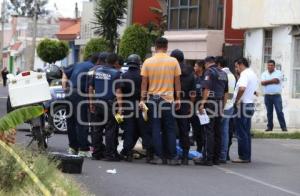 MUERE MOTOCICLISTA TRAS ROBO