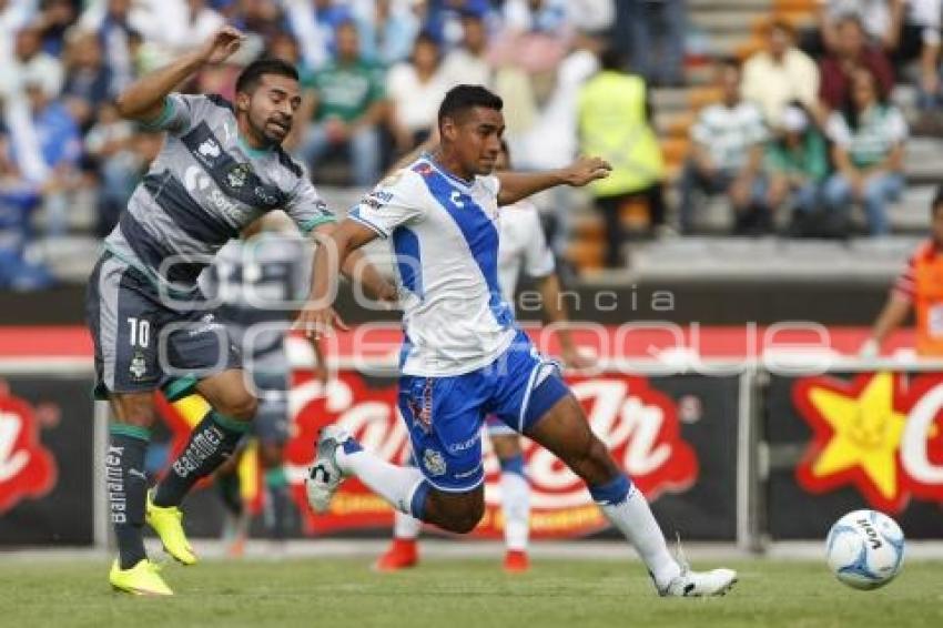 FÚTBOL . PUEBLA FC VS SANTOS