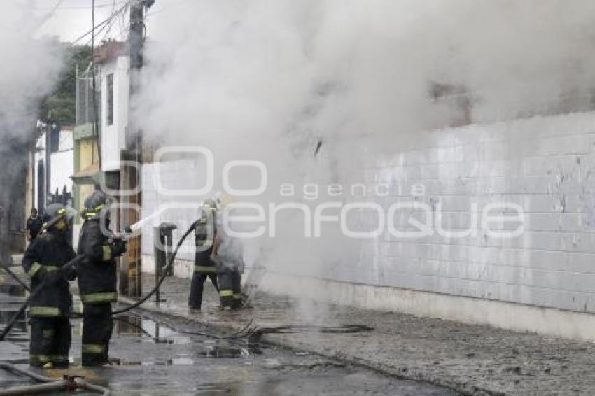 INCENDIO FÁBRICA TEXTIL