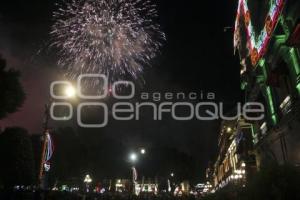 FUEGOS ARTIFICIALES . GRITO DE INDEPENDENCIA