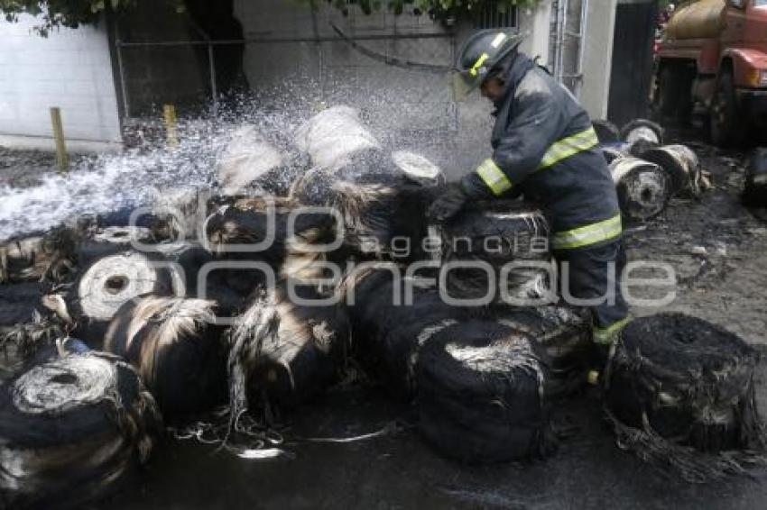 INCENDIO FÁBRICA TEXTIL