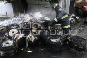 INCENDIO FÁBRICA TEXTIL